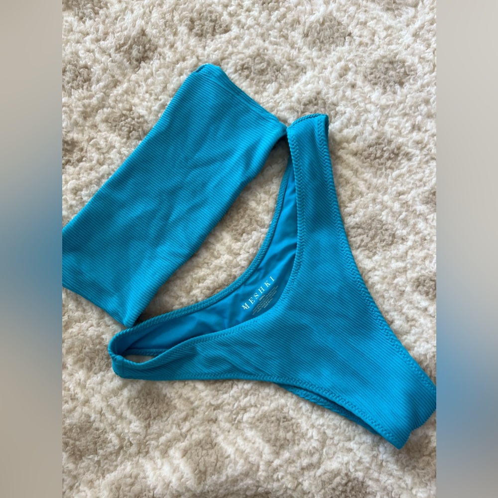 MESHKI ribbed bikini set